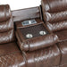 Putnam Power Double Reclining Sofa with Drop-Down in Brown 9405BR-3PW - U&U Home Budget Furniture (Carteret, NJ)