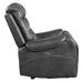 Putnam Power Reclining Chair in Gray 9405GY-1PW - U&U Home Budget Furniture (Carteret, NJ)