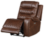 Putnam Power Right Side Reclining Chair with USB Port in Brown 9405BR-RRPW - U&U Home Budget Furniture (Carteret, NJ)
