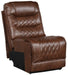 Putnam Armless Chair in Brown 9405BR-AC - U&U Home Budget Furniture (Carteret, NJ)