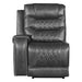 Putnam Power Left Side Reclining Chair with USB Port in Gray 9405GY-LRPW - U&U Home Budget Furniture (Carteret, NJ)