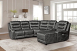 Putnam Power Right Side Reclining Chaise with USB Port in Gray 9405GY-RCPW - U&U Home Budget Furniture (Carteret, NJ)