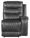 Putnam Power Right Side Reclining Chair with USB Port in Gray 9405GY-RRPW - U&U Home Budget Furniture (Carteret, NJ)