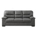 Michigan Sofa in Dark Gray 9407DG-3 - U&U Home Budget Furniture (Carteret, NJ)