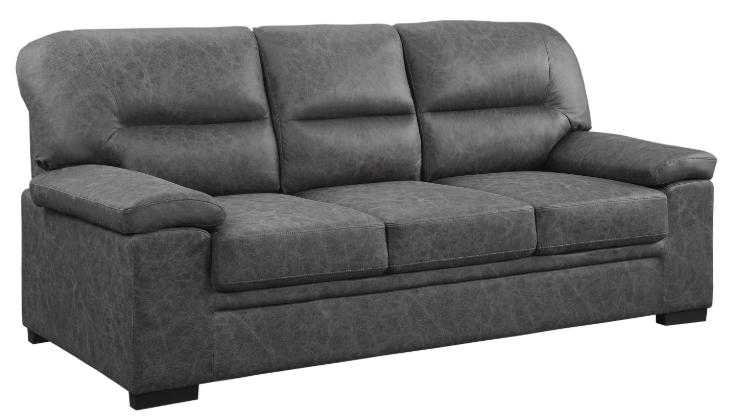 Michigan Sofa in Dark Gray 9407DG-3 - U&U Home Budget Furniture (Carteret, NJ)