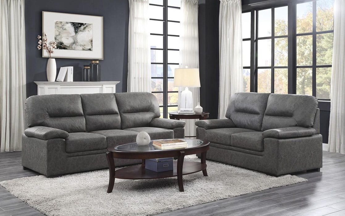Michigan Sofa in Dark Gray 9407DG-3 - U&U Home Budget Furniture (Carteret, NJ)