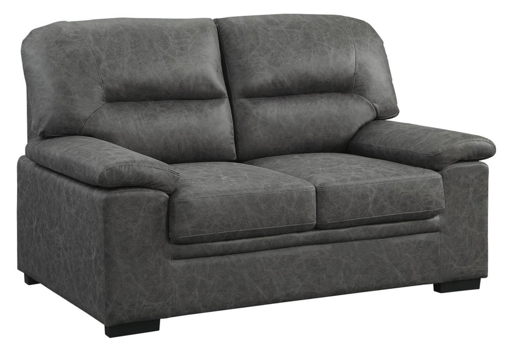 Michigan Loveseat in Dark Gray 9407DG-2 - U&U Home Budget Furniture (Carteret, NJ)