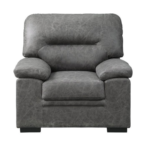 Michigan Chair in Dark Gray 9407DG-1 - U&U Home Budget Furniture (Carteret, NJ)