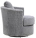 Morelia Swivel Chair in Dark Gray 9468DG-1 - U&U Home Budget Furniture (Carteret, NJ)