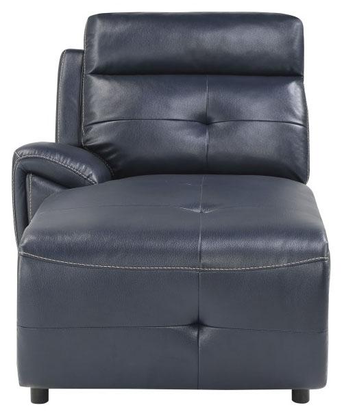 Avenue Left Side Chaise in Navy 9469NVB-LC - U&U Home Budget Furniture (Carteret, NJ)