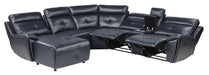 Avenue Left Side Chaise in Navy 9469NVB-LC - U&U Home Budget Furniture (Carteret, NJ)