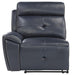 Avenue Left Side Reclining Chair in Navy 9469NVB-LR - U&U Home Budget Furniture (Carteret, NJ)