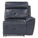Avenue Right Side Reclining Chair in Navy 9469NVB-RR - U&U Home Budget Furniture (Carteret, NJ)