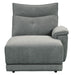 Tesoro Right Side Chaise in Dark Gray 9509DG-5R - U&U Home Budget Furniture (Carteret, NJ)
