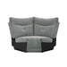 Tesoro Corner Seat in Dark Gray 9509DG-CR - U&U Home Budget Furniture (Carteret, NJ)