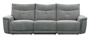 Tesoro Power Left Side Reclining Chair in Dark Gray 9509DG-LRPWH - U&U Home Budget Furniture (Carteret, NJ)