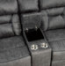 Madrona Hill Double Reclining Loveseat in Gray 9989GY-2 - U&U Home Budget Furniture (Carteret, NJ)