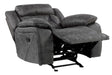 Madrona Hill Glider Reclining Chair in Gray 9989GY-1 - U&U Home Budget Furniture (Carteret, NJ)