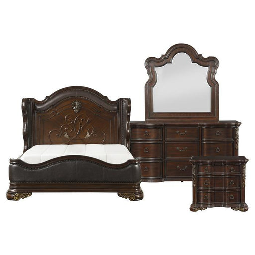 Royal Highlands 4-Piece Bedroom Set - U&U Home Budget Furniture (Carteret, NJ)