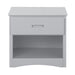 Orion 1 Drawer Night Stand in Gray B2063-4 - U&U Home Budget Furniture (Carteret, NJ)