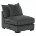 Worchester Armless Chair in Gray 9857DG-AC - U&U Home Budget Furniture (Carteret, NJ)