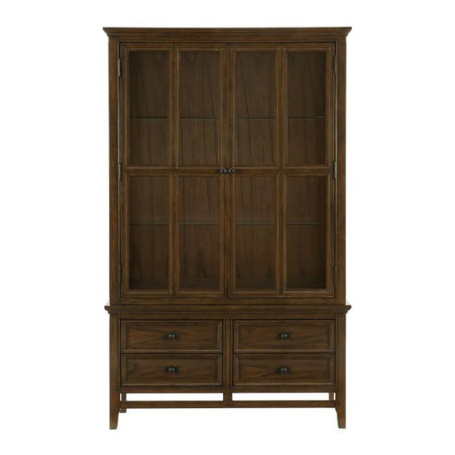 Frazier Park Buffet and Hutch in Dark Cherry 1649-50* - U&U Home Budget Furniture (Carteret, NJ)