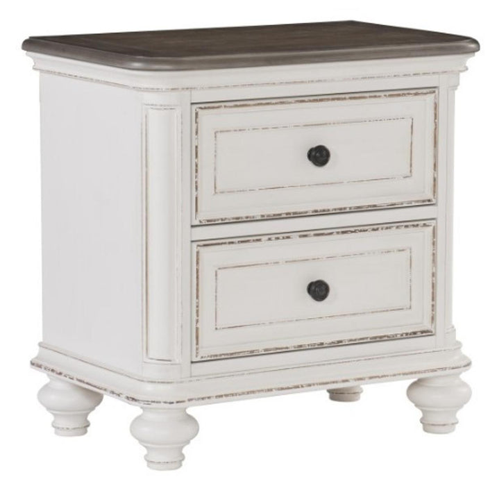 Baylesford Nightstand in Two Tone 1624W-4 - U&U Home Budget Furniture (Carteret, NJ)