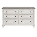 Baylesford Dresser in Two Tone 1624W-5 - U&U Home Budget Furniture (Carteret, NJ)