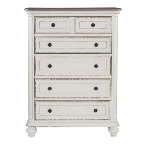 Baylesford Chest in Two Tone 1624W-9 - U&U Home Budget Furniture (Carteret, NJ)