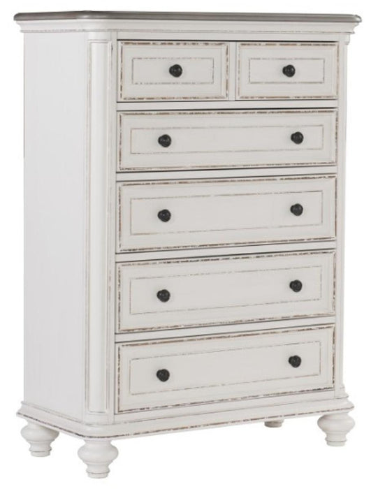 Baylesford Chest in Two Tone 1624W-9 - U&U Home Budget Furniture (Carteret, NJ)
