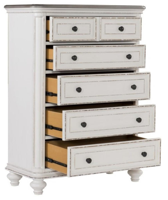 Baylesford Chest in Two Tone 1624W-9 - U&U Home Budget Furniture (Carteret, NJ)