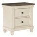 Weaver Nightstand in Two Tone 1626-4 - U&U Home Budget Furniture (Carteret, NJ)