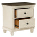 Weaver Nightstand in Two Tone 1626-4 - U&U Home Budget Furniture (Carteret, NJ)