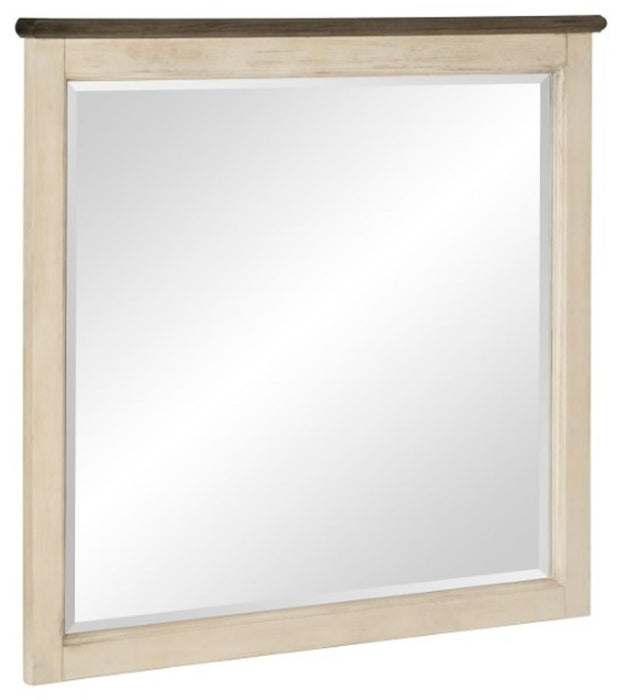 Weaver Mirror in Antique white 1626-6 - U&U Home Budget Furniture (Carteret, NJ)