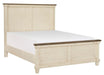 Weaver Queen Panel Bed in Antique White 1626-1* - U&U Home Budget Furniture (Carteret, NJ)