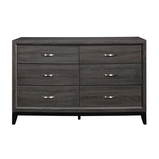 Davi Dresser in Gray 1645-5 - U&U Home Budget Furniture (Carteret, NJ)