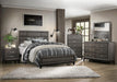 Davi Mirror in Gray 1645-6 - U&U Home Budget Furniture (Carteret, NJ)