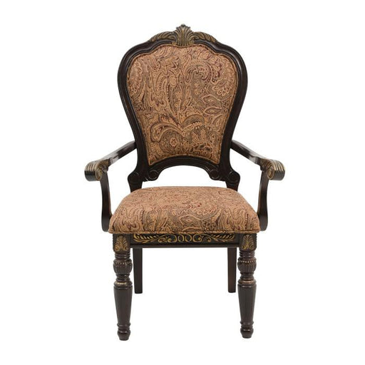 Russian Hill Arm Chair in Cherry (Set of 2) - U&U Home Budget Furniture (Carteret, NJ)