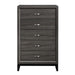 Davi Chest in Gray 1645-9 - U&U Home Budget Furniture (Carteret, NJ)