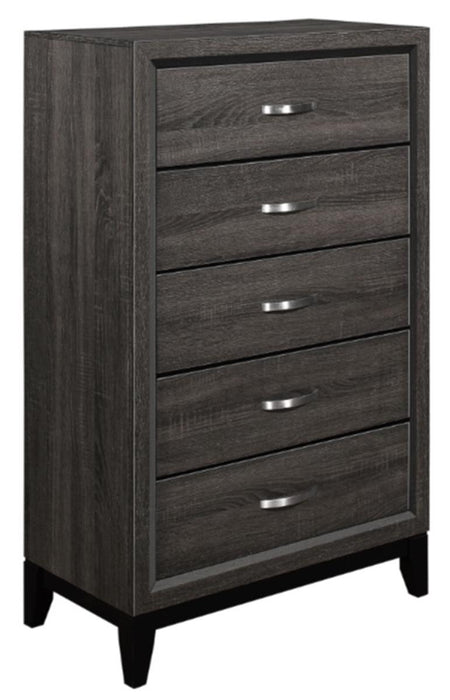Davi Chest in Gray 1645-9 - U&U Home Budget Furniture (Carteret, NJ)