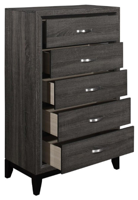Davi Chest in Gray 1645-9 - U&U Home Budget Furniture (Carteret, NJ)
