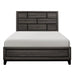 Davi Queen Panel Bed in Gray 1645-1* - U&U Home Budget Furniture (Carteret, NJ)