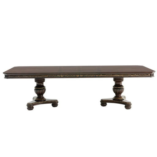 Russian Hill Dining Table in Cherry 1808-112* - U&U Home Budget Furniture (Carteret, NJ)