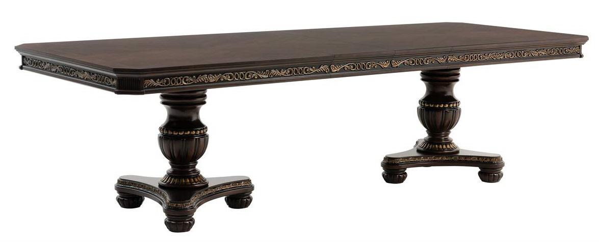 Russian Hill Dining Table in Cherry 1808-112* - U&U Home Budget Furniture (Carteret, NJ)