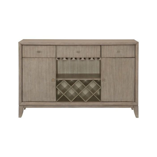 Mckewen Server in Gray - U&U Home Budget Furniture (Carteret, NJ)