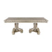 Catalonia Dining Table in Platinum Gold 1824PG-112* - U&U Home Budget Furniture (Carteret, NJ)