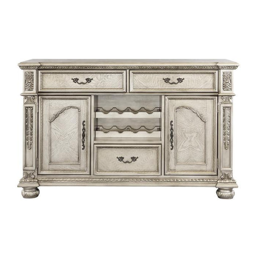 Catalonia Server in Platinum Gold 1824PG-40 - U&U Home Budget Furniture (Carteret, NJ)