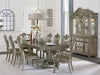 Catalonia Arm Chair in Platinum Gold (Set of 2) - U&U Home Budget Furniture (Carteret, NJ)