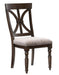 Cardano Side Chair in Charcoal (Set of 2) - U&U Home Budget Furniture (Carteret, NJ)