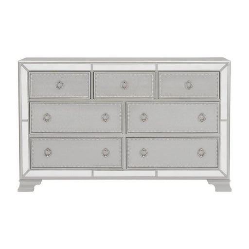 Avondale Dresser in Silver 1646-5 - U&U Home Budget Furniture (Carteret, NJ)